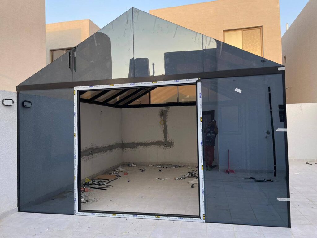 درابزينات زجاجية مودرن